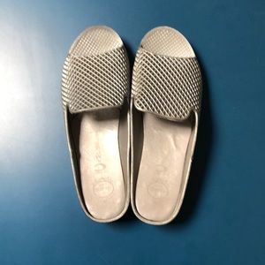 Jeffrey Campbell Sandals, Silver, Size 8